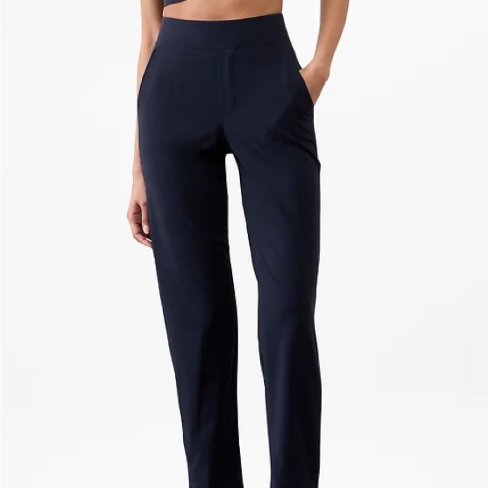 Athleta Brooklyn Mid Rise Ankle Pant - Navy, 2